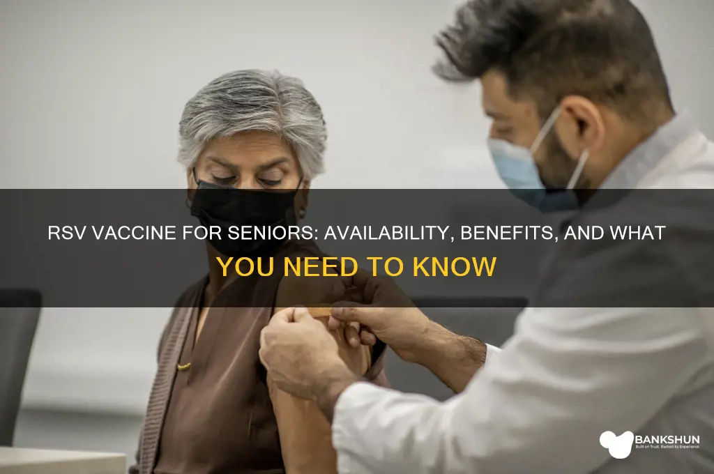is the rsv vaccine available for seniors