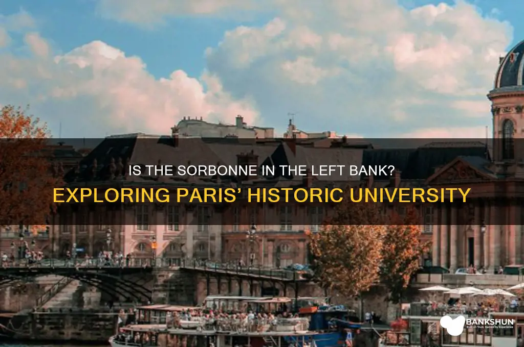 is the sorbonne in the left bank