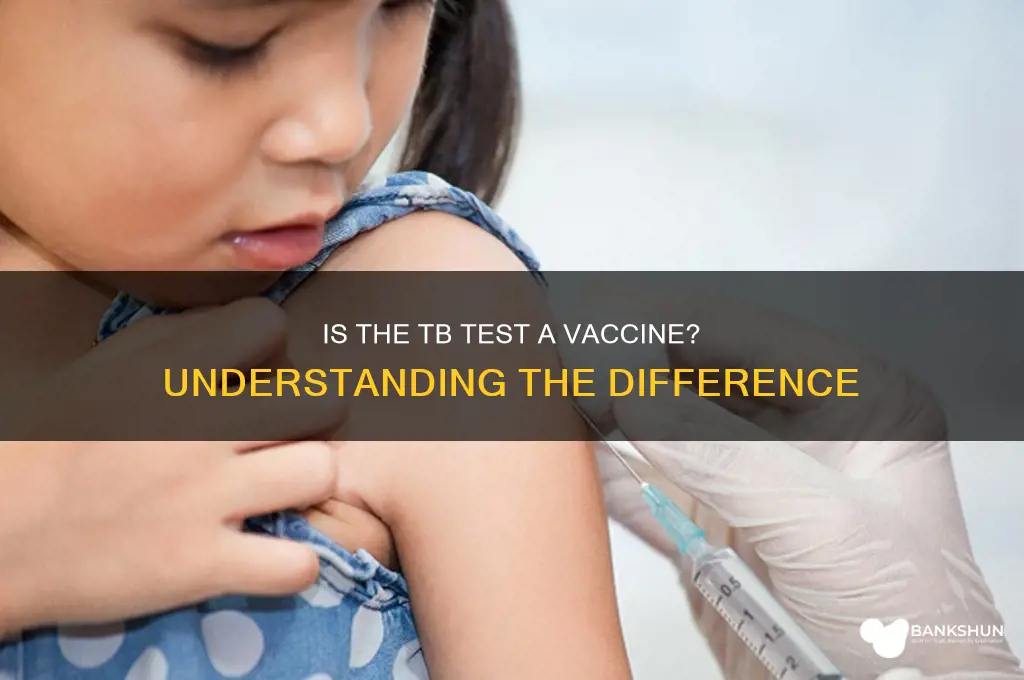 is the tb test considered a vaccine