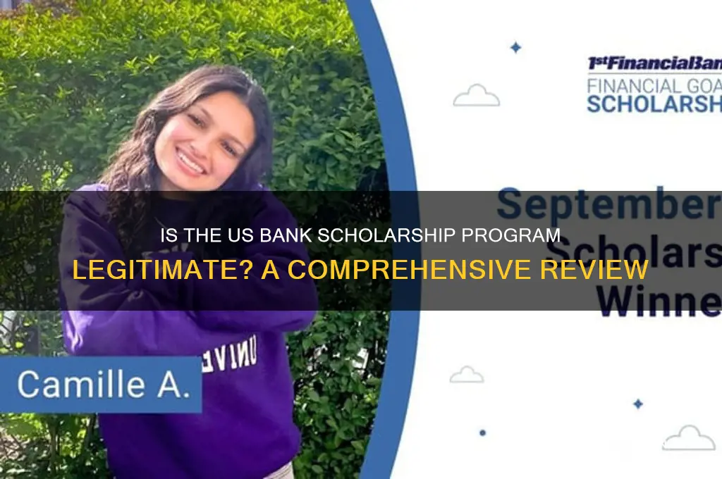 is the us bank scholarship program legit