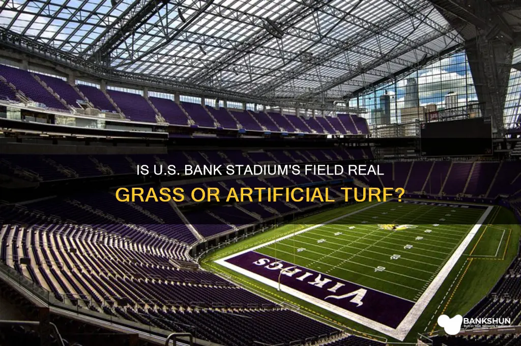 is the us bank stadium real grass