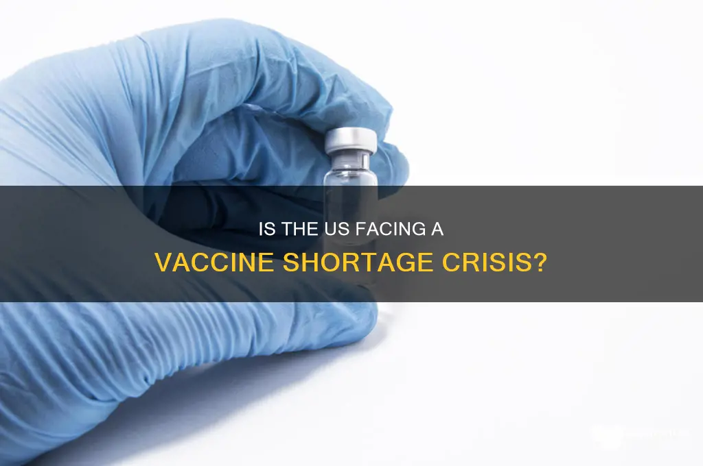is the us running out of vaccine