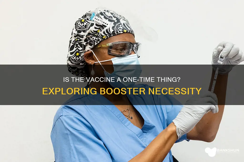 is the vaccine a one time thing