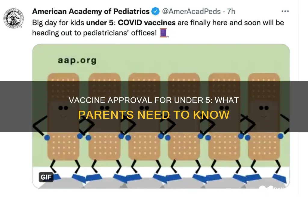 is the vaccine approved for under 5