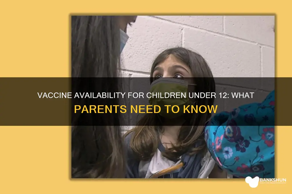 is the vaccine available for under 12