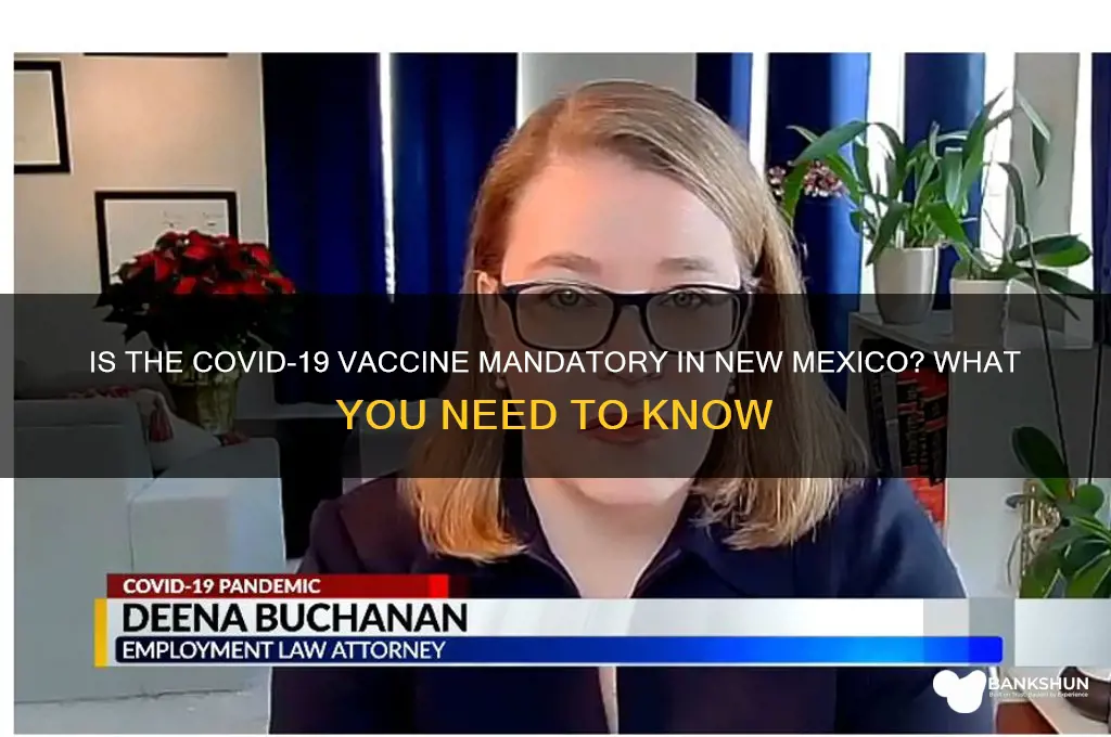 is the vaccine mandatory in new mexico