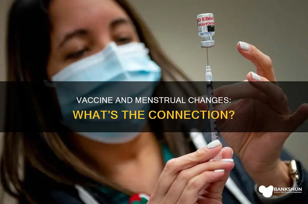 is the vaccine messing with my period