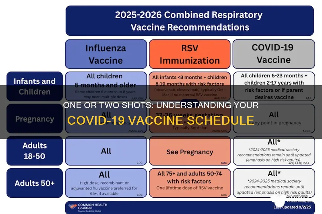 is the vaccine one or two shots