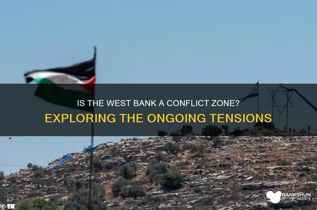 is the west bank a conflict zone