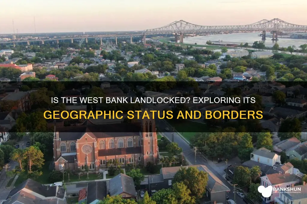 is the west bank a landlocked country