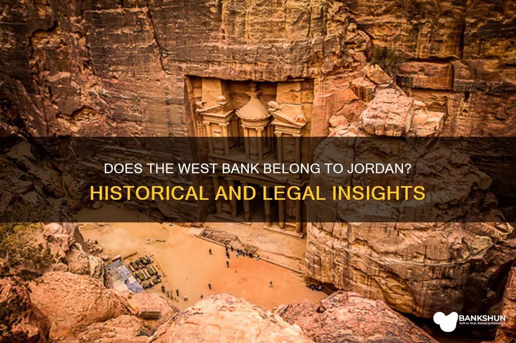 is the west bank belong to jordan