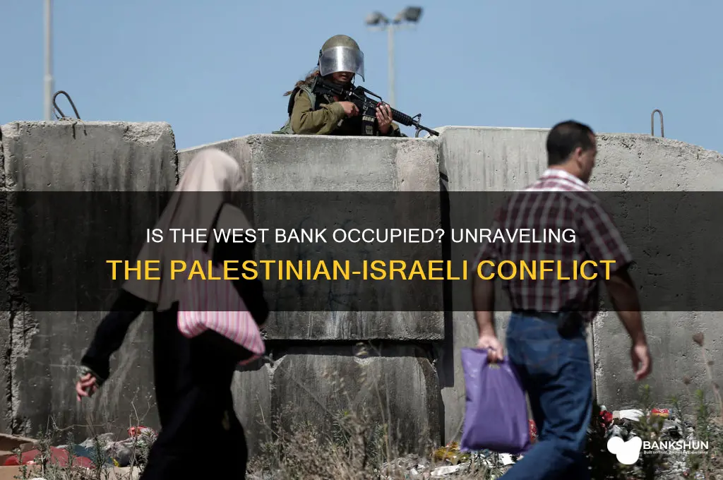 is the west bank occupied by palestinians