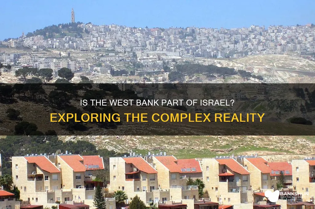 is the wst bank part of israel