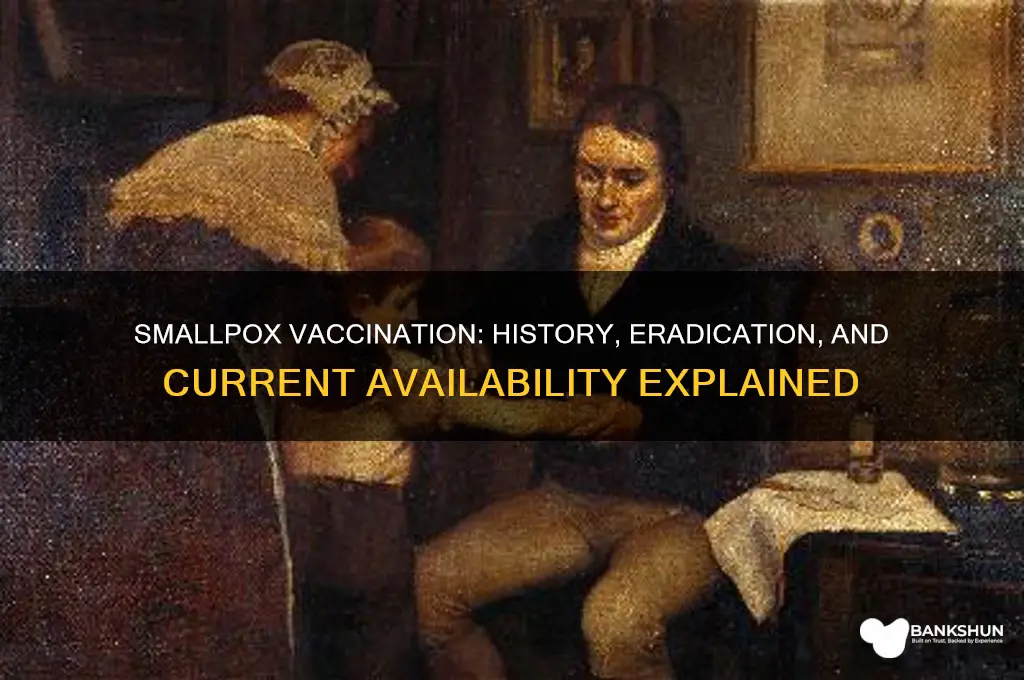 is their a vaccination for small pox