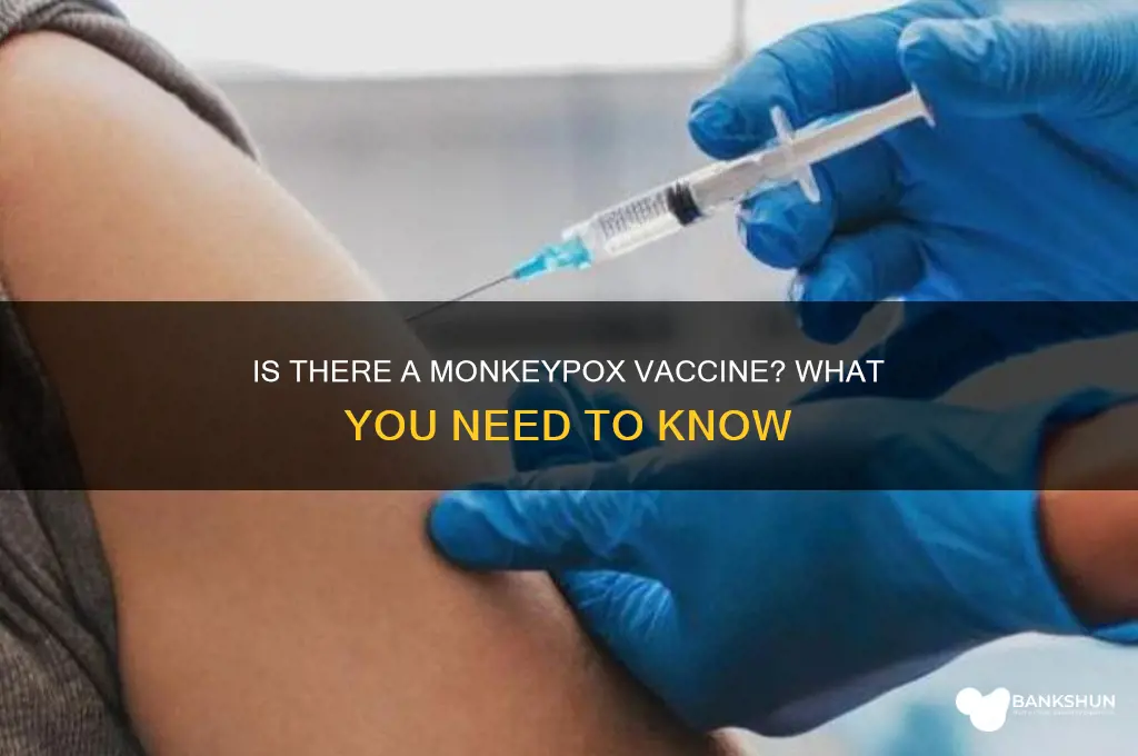 is their a vaccine for monkey pox