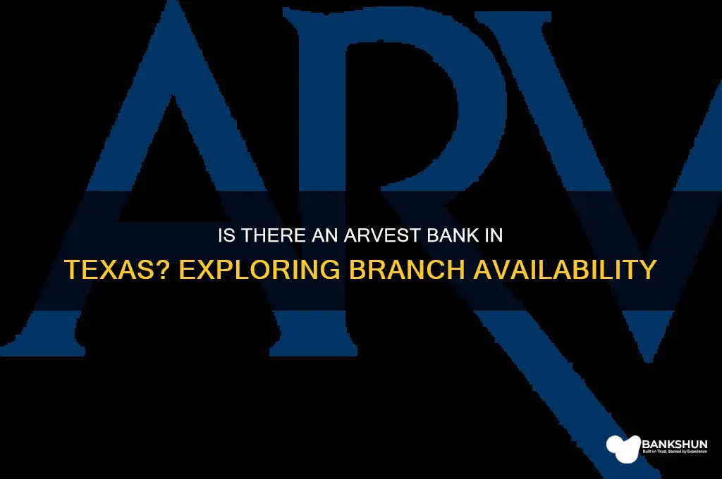is there a arvest bank in texas