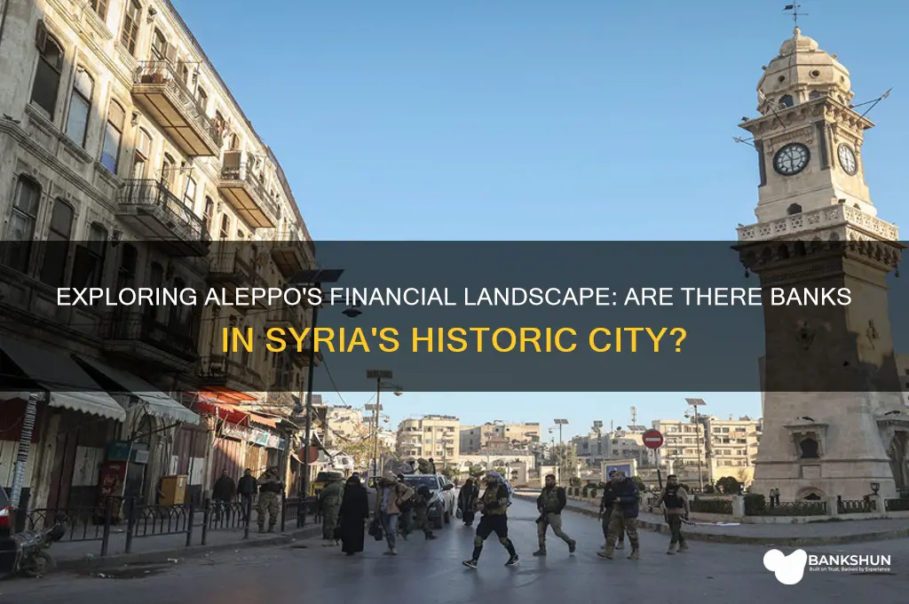 is there a bank in aleppo syria