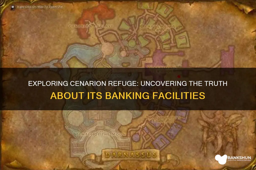is there a bank in cenarion refuge