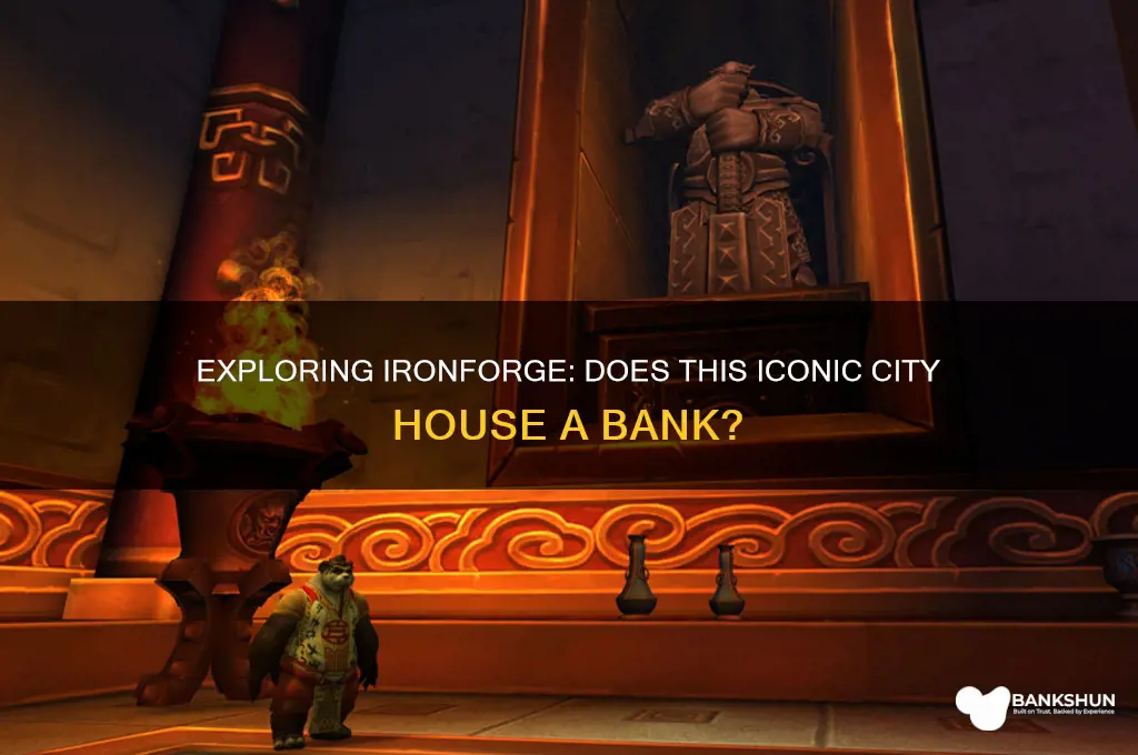 is there a bank in iron forge