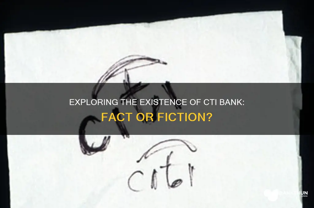 is there a bank named cti bank