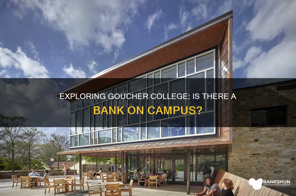 is there a bank on goucher campus
