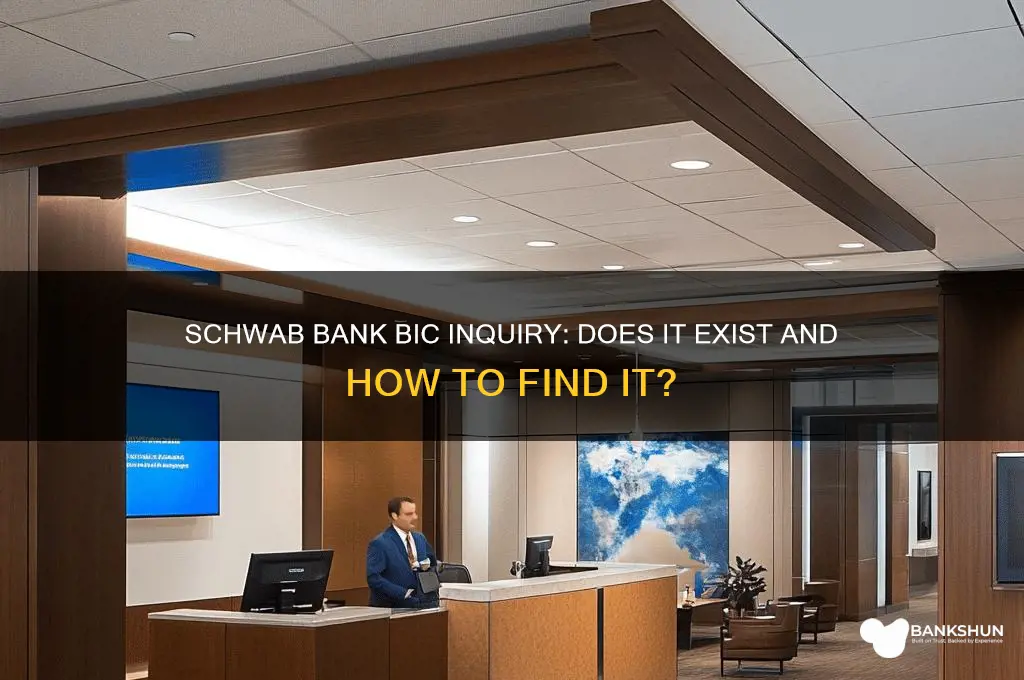 is there a bic for schwab bank