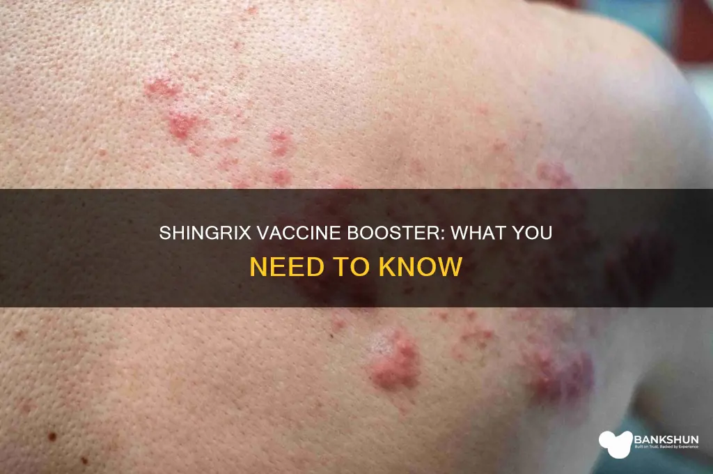 is there a booster for shingrix vaccine