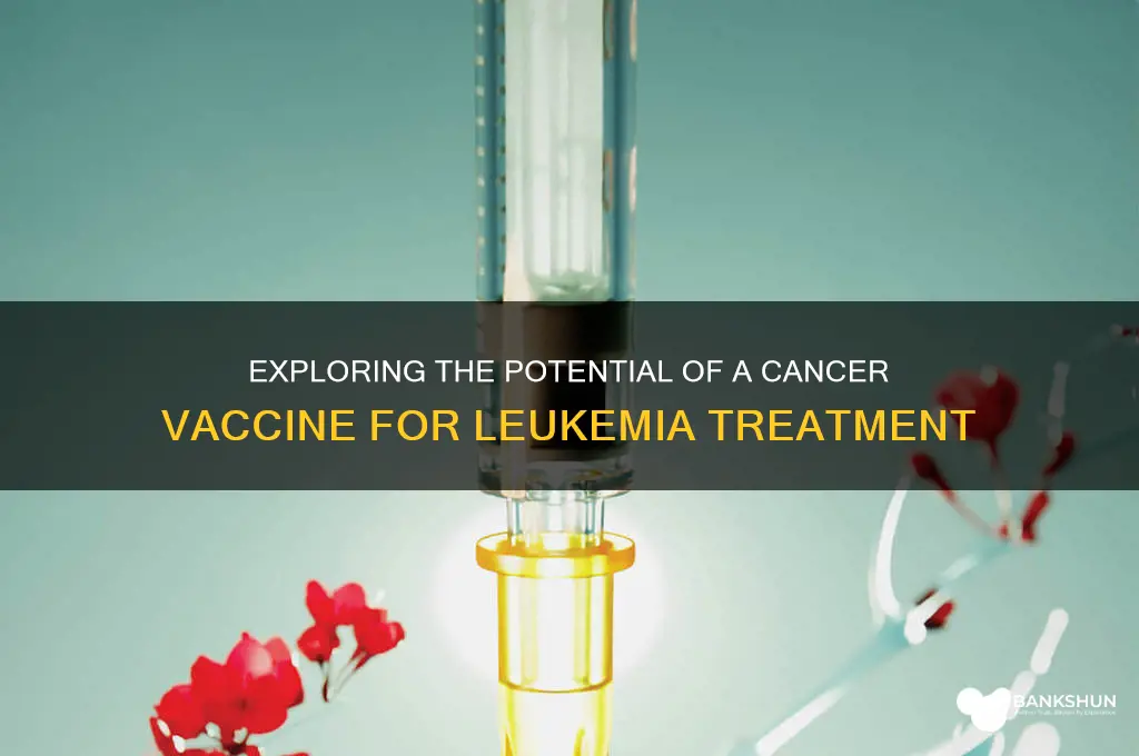 is there a cancer vaccine for leukemia