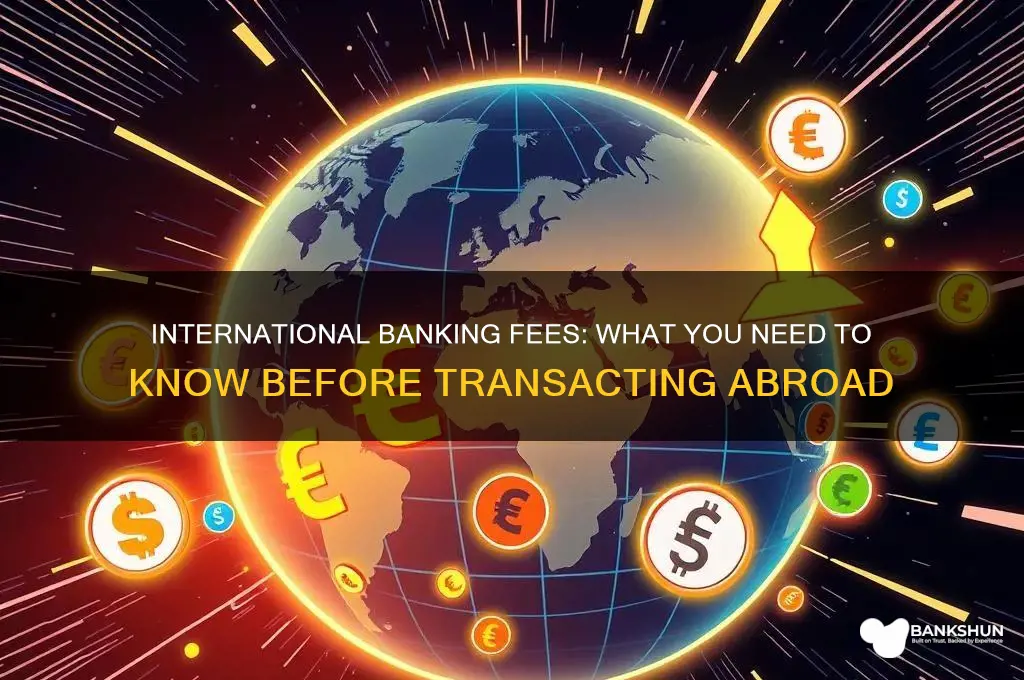 is there a charge for international banking