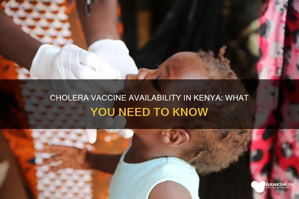 is there a cholera vaccine in kenya