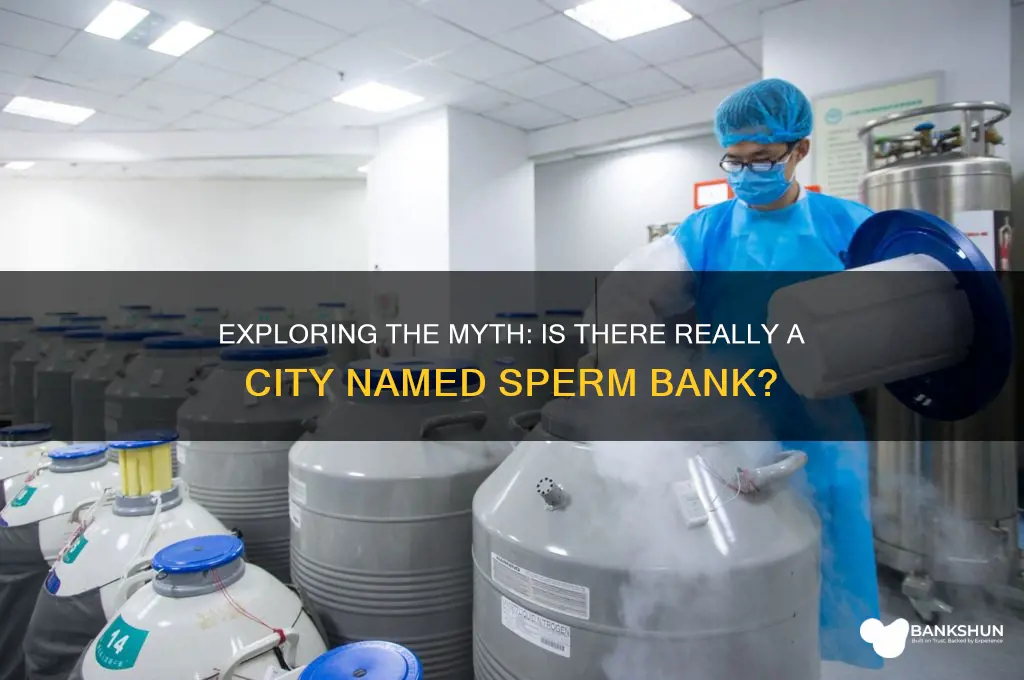 is there a city named sperm bank