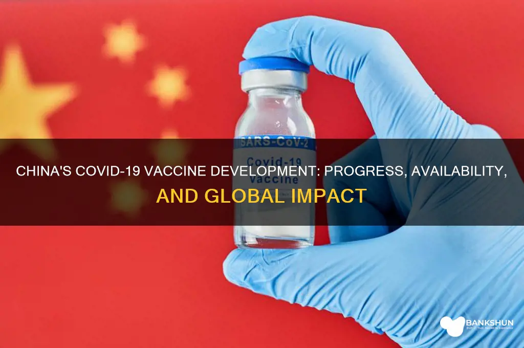 is there a coronavirus vaccine in china
