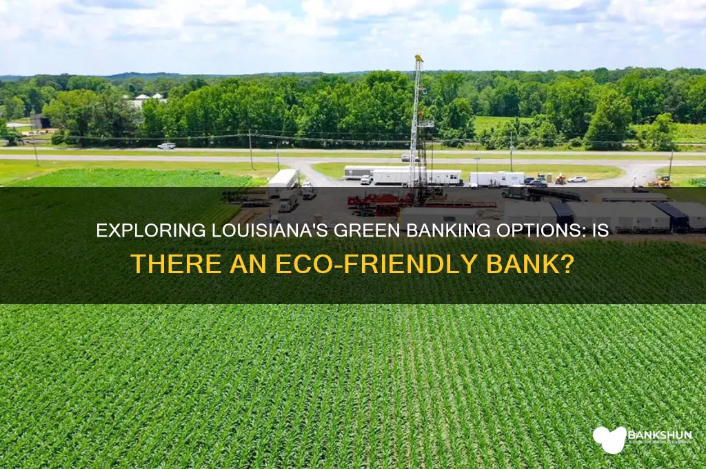 is there a green bank in louisiana
