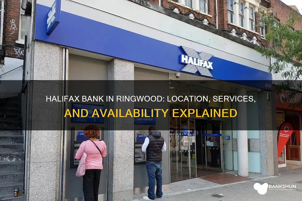 is there a halifax bank in ringwood