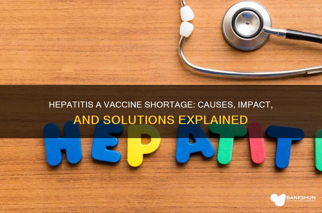 is there a hep a vaccine shortage