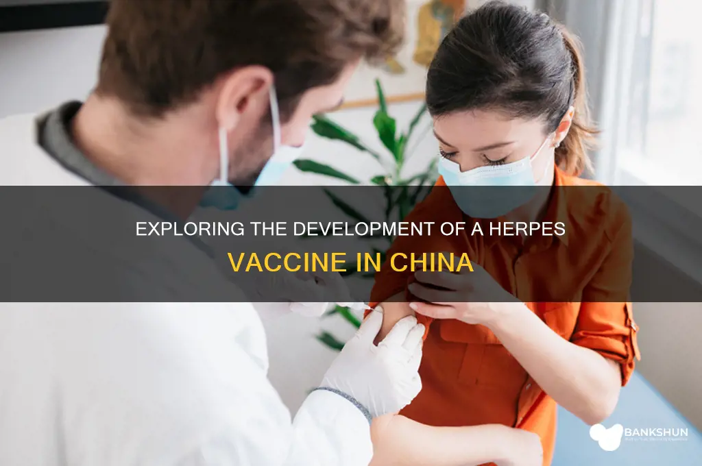 is there a herpes vaccine in china