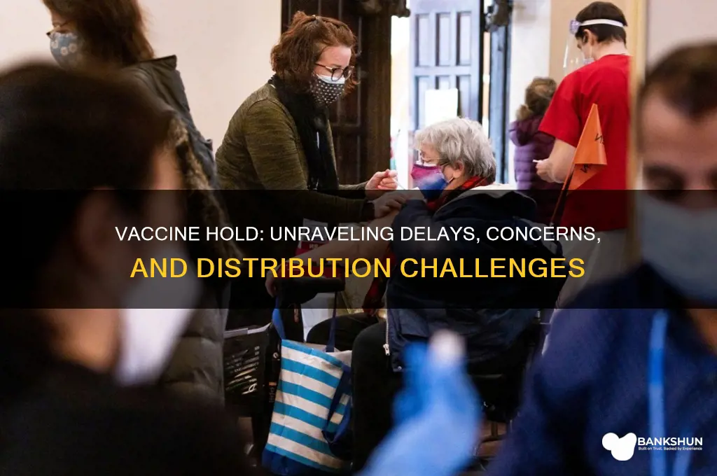 is there a hold on the vaccine