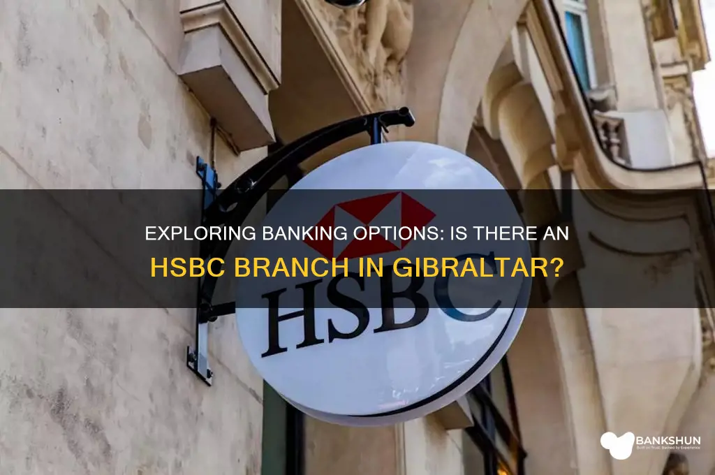 is there a hsbc bank in gibraltar