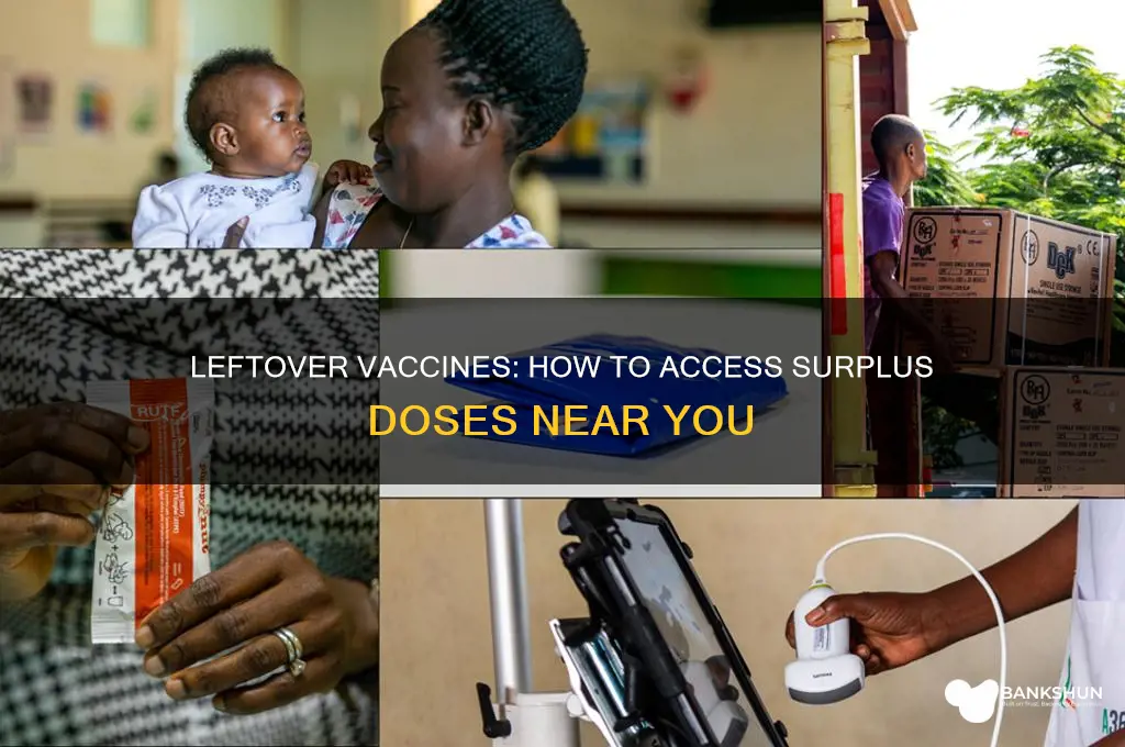 is there a list for leftover vaccines