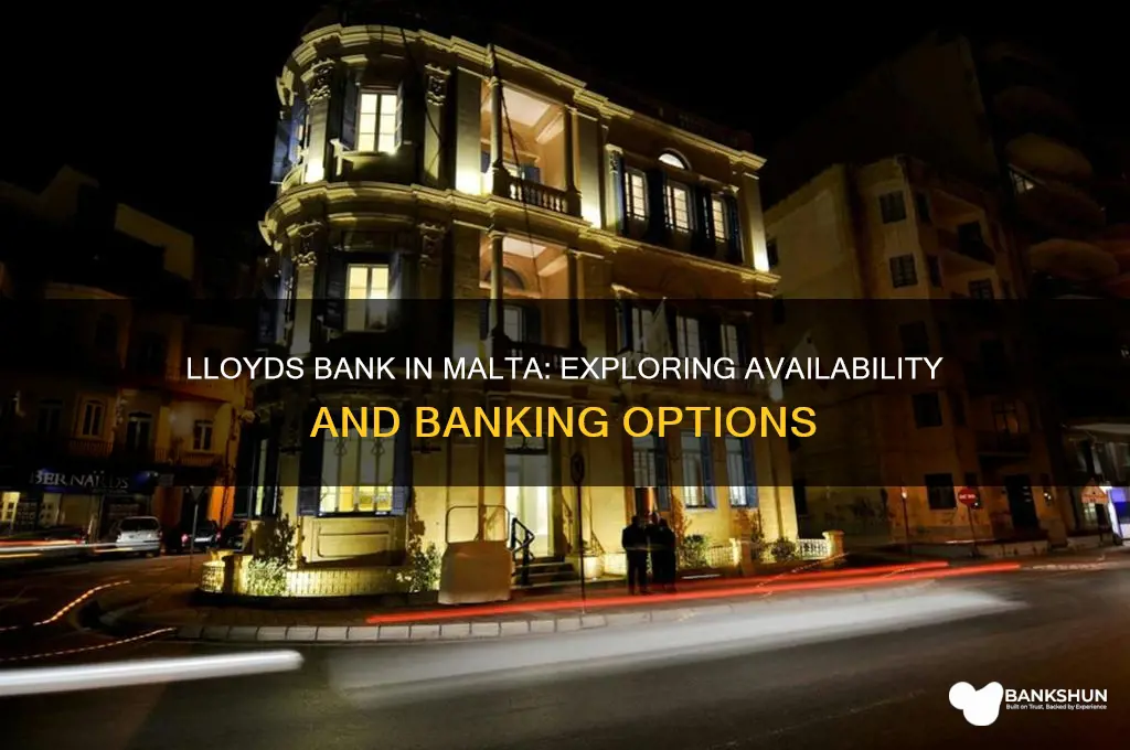 is there a lloyds bank in malta