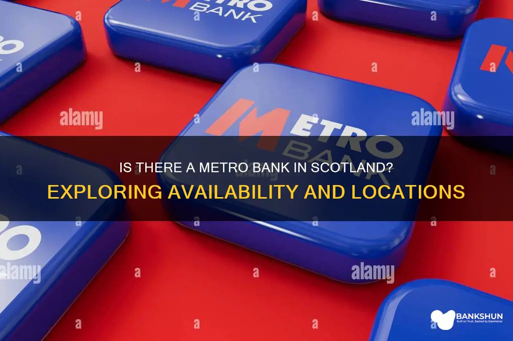 is there a metro bank in scotland