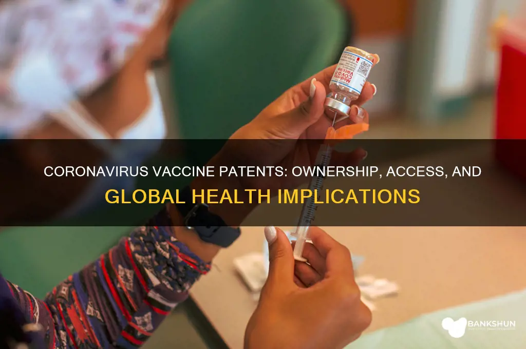 is there a patent for coronavirus vaccine