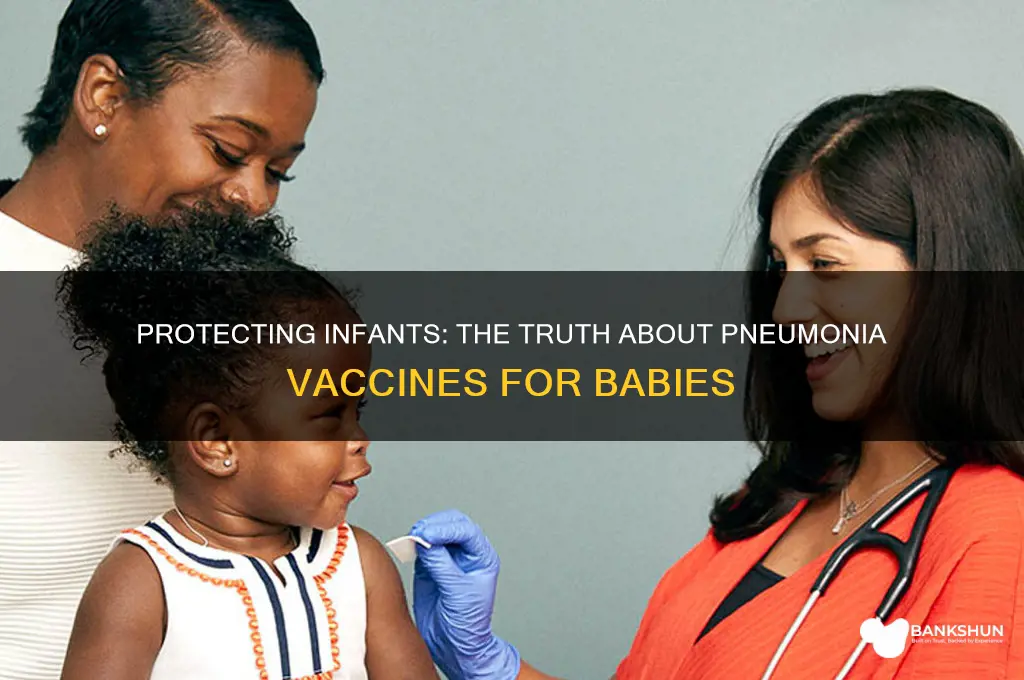 is there a pneumonia vaccine for babies