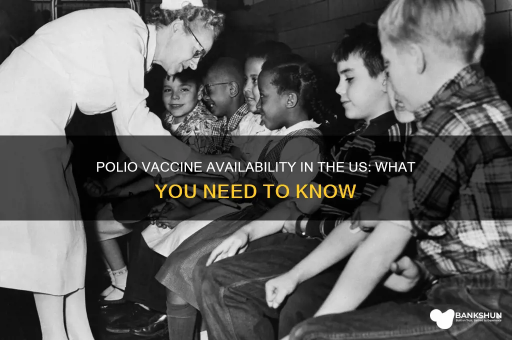 is there a polio vaccine in us