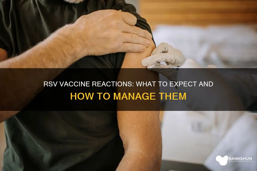 is there a reaction to rsv vaccine