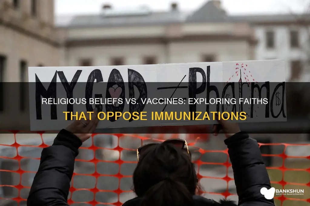 is there a religion that bans vaccines