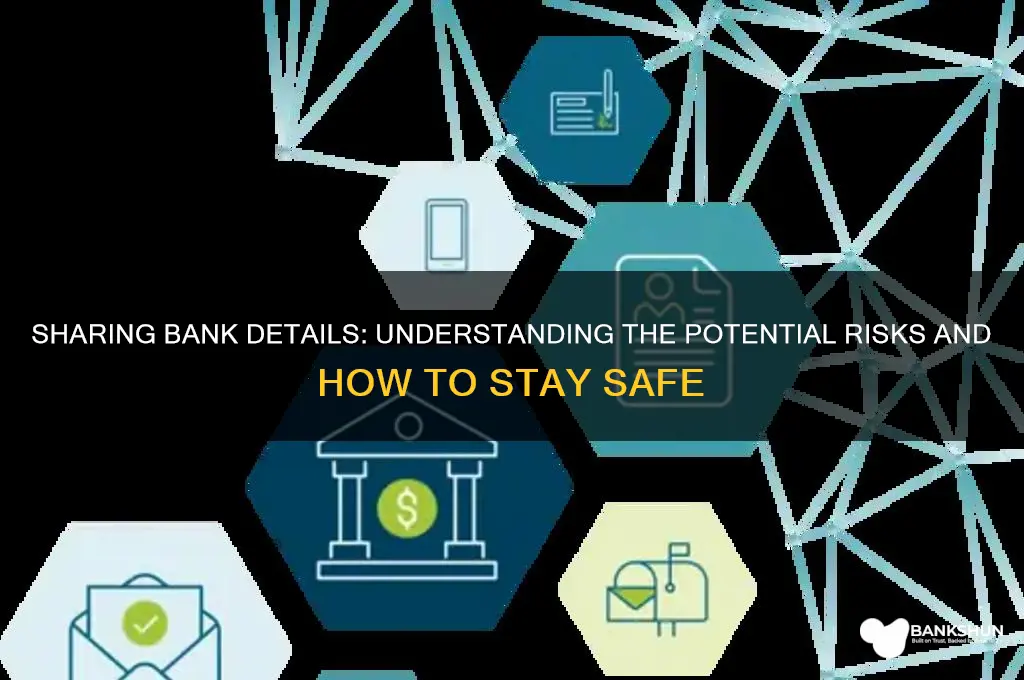 is there a risk giving bank details