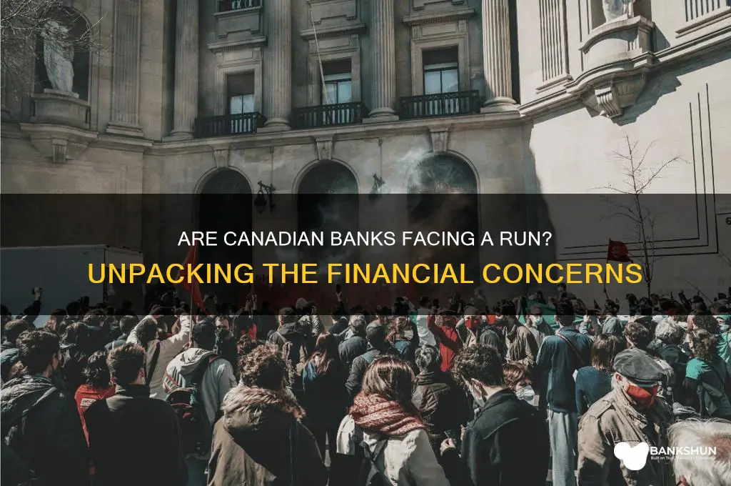 is there a run on canadian banks