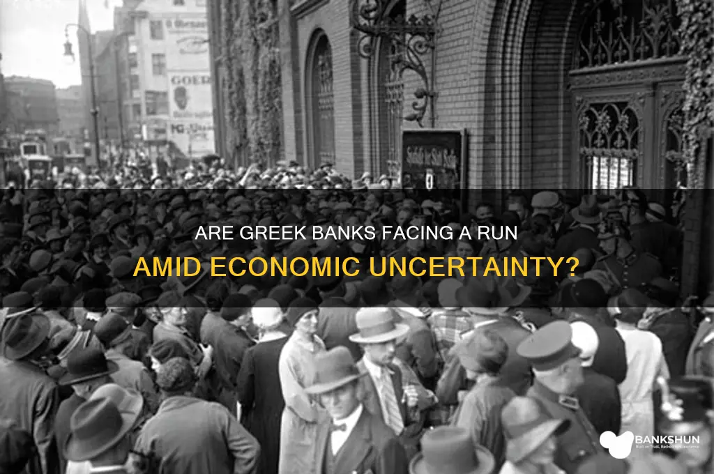 is there a run on greek banks