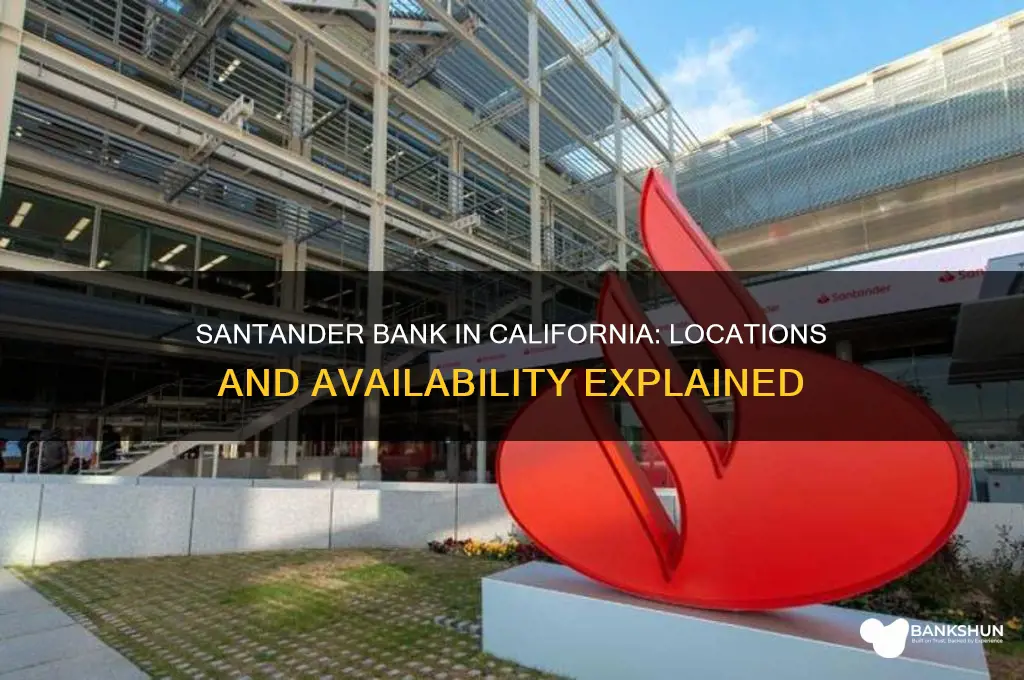 is there a santander bank in california